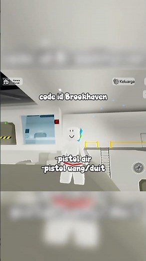 code id Brookhaven pistol air & uang ide ‪@badrolblox‬ #fypシ #roblox #brookhaven #codes