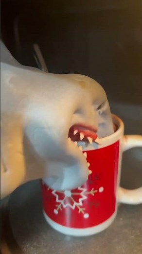HOW TO MAKE HOT CHOCOLATE WITH SHARK PUPPET