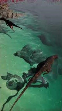 Juvie Rex vs Raptor Pack! #theisle