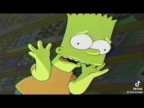 The Simpsons by Bart’s nightmare of butterfinger commercial.