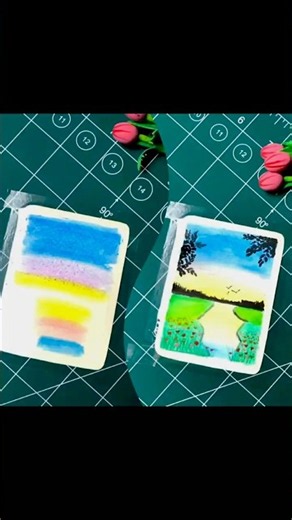 Watercolor Sunset Landscape in Minutes