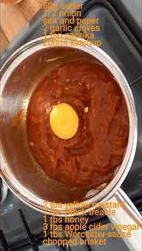 THE BEST BBQ SAUCE || LEFT OVER BRISKET BBQ SAUCE #SHORTS