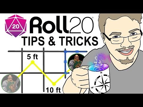 Roll20 Tips & Tricks - Movement/Navigation
