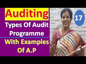 17. "Types of Audit Programme With Examples Of Audit Programme" from Auditing Subject