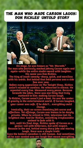 The Man Who Made Carson Laugh: Don Rickles’ Untold Story