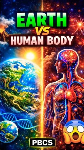 Earth vs Human Body 🤯 | The Hidden Biological Similarities#shorts #pbcs #viral #trending