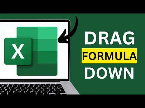 How to Drag a Formula Down in Excel