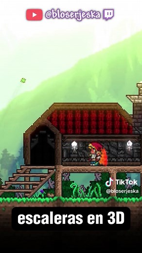 💥COMO HACER ESCALERAS EN 🌳TERRARIA | Clase 1 | ESCALERAS DE ESPIRAL🔥 #bloserjeska #terraria #gaming #terrariabuilds #terrariagameplay #terrariamobile #terraria4ever #build #building #builder #gameplay #videojuegos #videogames