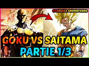CE COMBAT GOKU VS SAITAMA est INCROYABLE !!! [fan animation PART 1]