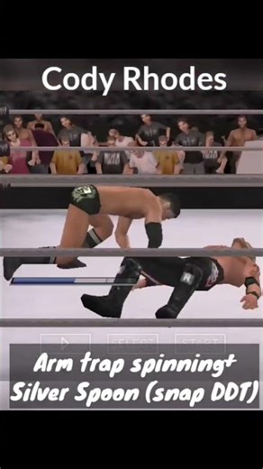 Cody Rhodes use 2 finishers! Edge will be Knockout! (ARM TRAP SPINNING & SILVER SPOON snap DDT) #wwe