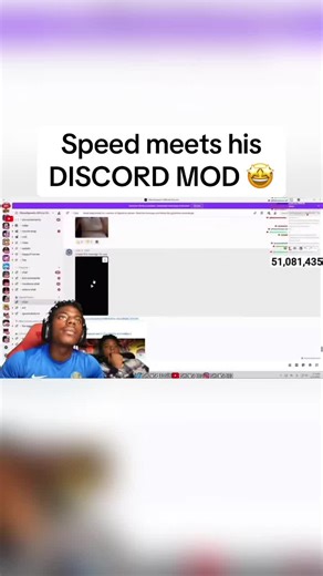Speed meets his DISCORD MOD 🤩 #ishowspeed #fyp #discord #fypシ #viral @IShowSpeed