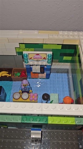 #LegoShorts Green Grocery Store MOC #legocitybuild #ytshorts #legocity (1/18/26)