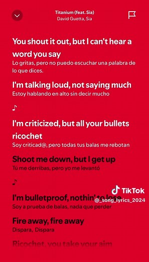 Titanium- David Guetta, Sia Song Lyrics