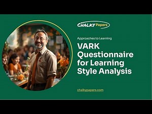 VARK Questionnaire for Learning Style Analysis - Essay Example