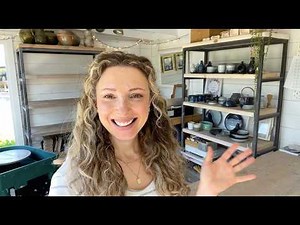 Inside My Small Pottery Studio | Garden Workshop Tour | Shed Light Ep. 1