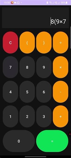 Calculator App (Android studio)
