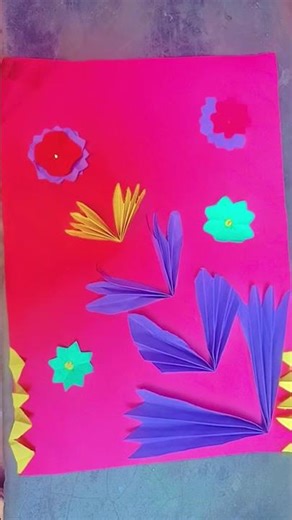 DIY paper painting 🎨🖌️