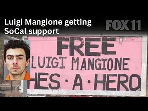 'Free Luigi Mangione' billboard in California