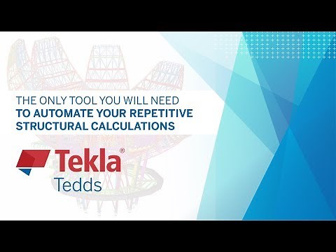 Tekla Tedds is powerful software to automate your repetitive structural calculations.
