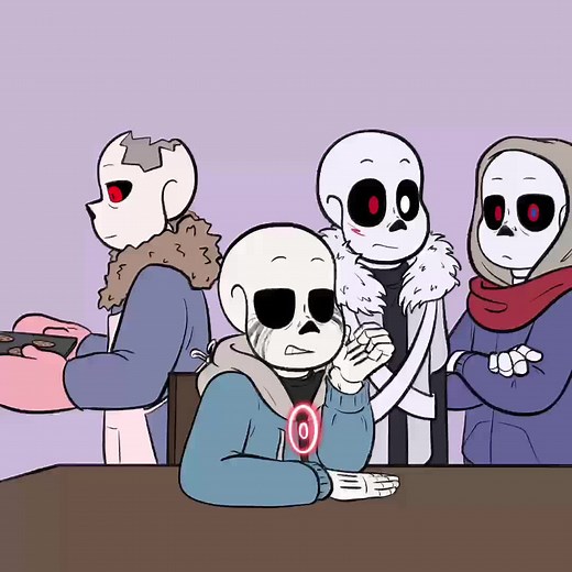 Shmoll Bean Digital Art Animation: Undertale AU Characters