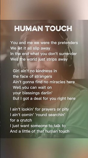 Human Touch – Bruce Springsteen | Lyrics Cover (Shorts)