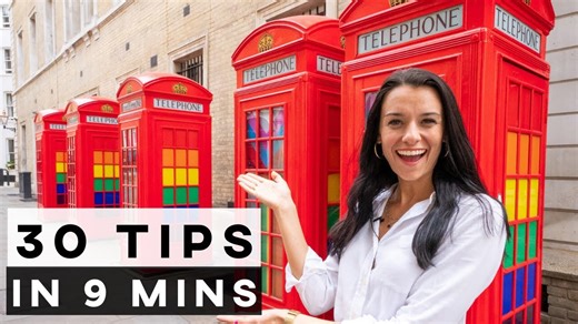 30 essential London tips in 9 minutes