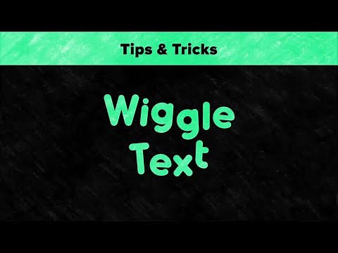 After Effects Tips & Tricks - Wiggle Text
