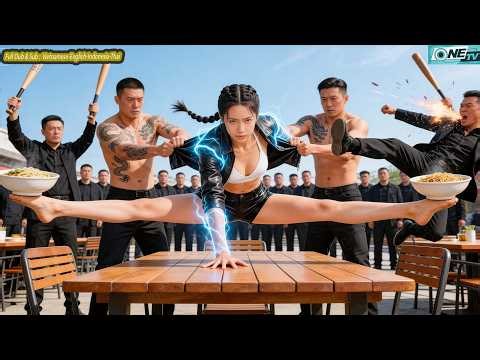 Female CEO eating noodles is extorted by thugs, shop owner reveals as war god and crushes all