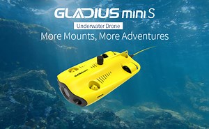 Watch Chasing GLADIUS MINI S Underwater Drone on Amazon Live