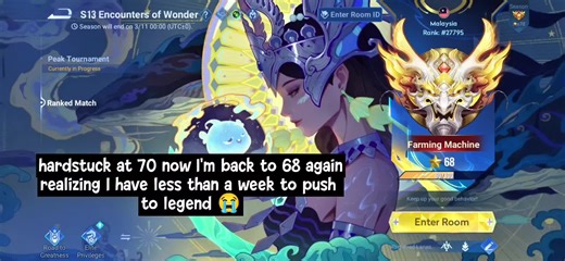 sempat ke nak legend? 😮‍💨 #HonorofKings #Hok #hokstudio #honorofkingsglobal #honorofkingsmalaysia