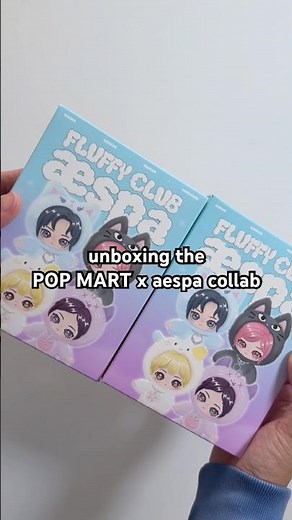 unboxing POP MART x aespa blind boxes! THEY’RE SO CUTE! ‪@aespa‬ ‪@popmartusa‬ ‪@POPMARTOFFICIAL‬ #aespa
