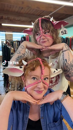 Custom Leather Cow Face Harnesses for Cowgirls