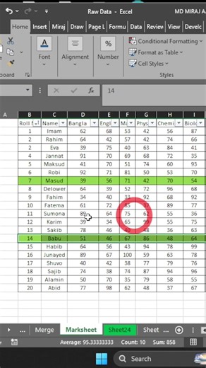 🎨 Filter by Color in Excel – Smart Data Highlighting! #excel #exceltips #excelfunction #excelformula