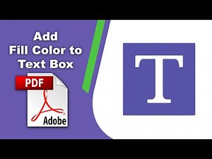 How to add background color to a comment text box in a PDF file using Adobe Acrobat Pro DC