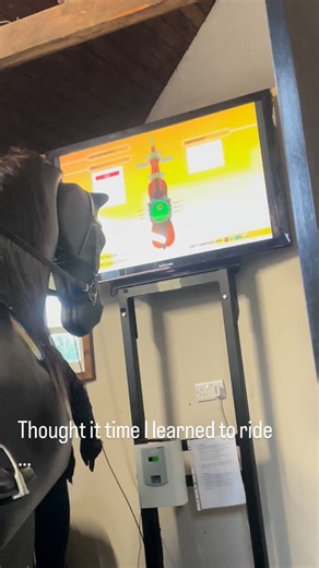 Kelly Marks and IH on Instagram: "Let’s get ready for 2026 - and we don’t even need a horse. Honestly, I’m adding this to my list of things people need to check if they have a ‘difficult’ horse - get a lesson on one of these sophisticated horse simulators- such incredible feedback! Dear Pie has never even suggested to me that my right leg barely seems to work 🙈 bless him. Can’t wait to write this all up (do go on the email list to find out more) I’ll be going back plus need to work with a rider