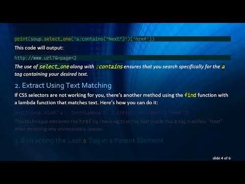 Extracting href from 'a' Element with Text Only Attribute in Python's Beautiful Soup