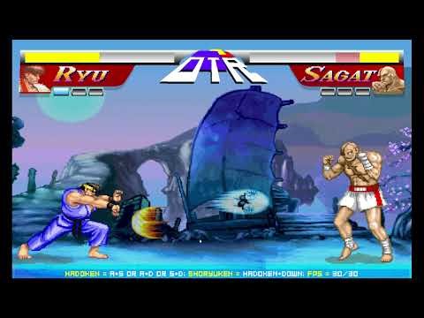 Street Fighter 2 Flash - Ryu VS Sagat Gameplay