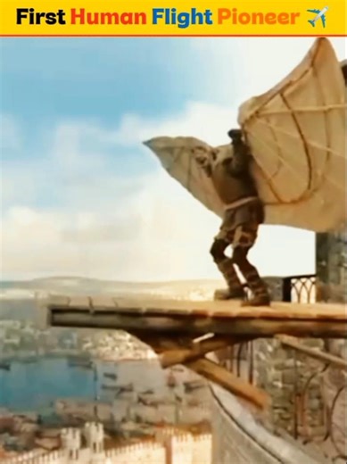 The First Human Who Tried to Fly✈️Abbas Ibn Firnas🧑🏻‍✈️❤️#halalfactology#islamicfacts#pilot#firstfly