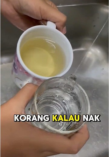 Jangan biar air kotor tu settel cepat2 dgn set kenko