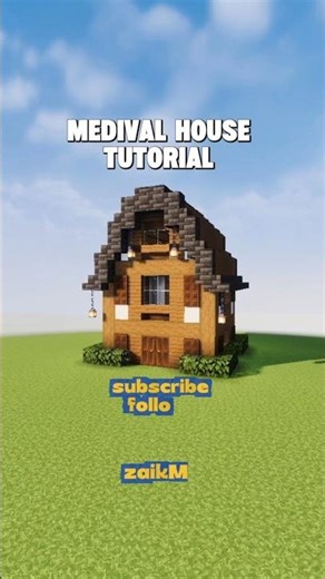 Medival House Tutorial✨️#shorts#minecraftbuilding#minecraftshorts