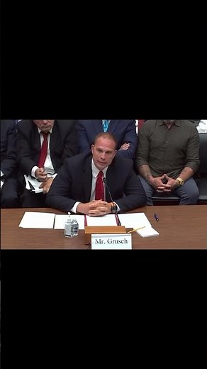 David Grusch Testifies on Non-Human Inter-Dimensional Beings #UFO #UAP #unexplained