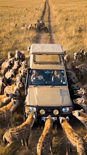 41K views · 394 reactions | Lion vs. Hyena! Vicious Savannah Showdown Caught Next to Safari Jeep! #lion #hyena #wildlife This video was produced by Network Media and Blue-X Studio | The Imaginary Art Exhibit | Facebook