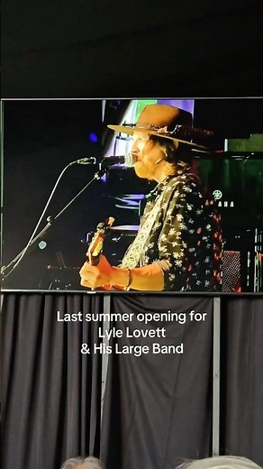 Last Summer Opening for Lyle Lovett & His Large Band #lylelovett #singersongwriters #livemusic
