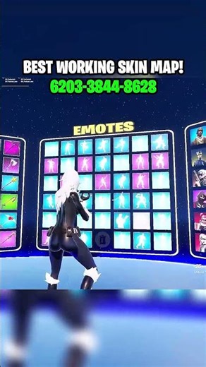 BEST Skin Map ON FORTNITE