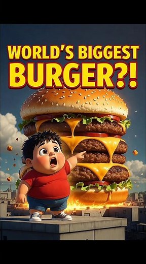 This Burger is Bigger Than Me! 😳🍔 | Food Challenge