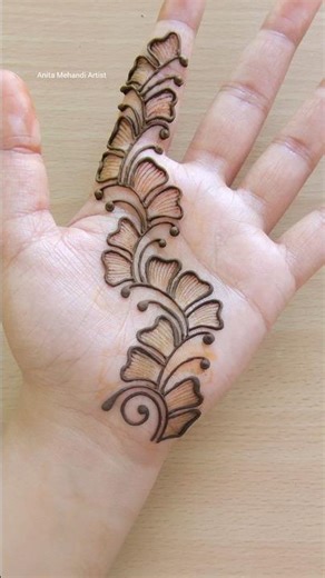 Front hand easy & Beautiful mehandi design #mehndi #henna #mehndidesign #letestmehndi