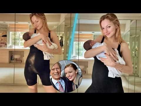 Watch Francesca Eastwood Stuns in Skin-Tight Bodysuit Weeks After Giving Birth!