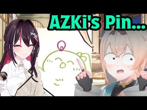 【AZIro】When did AZKi even draw the Guessr Pin…?/AZKiのゲッサーピンついて語るござる！【Kazama iroha】[hololive clip]