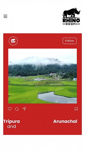 Built to withstand the rains, winds, and changing seasons of the North East, Rhino Roofs is more than protection, it’s resilience you can trust. From vibrant homes to thriving industries, every roof carries the spirit of the region. #RhinoRoofs #RoofingSheets #NorthEast #RoofingSolutions #MadeInNorthEast #AssamRoofing #ResilientLiving | Rhino Roofs