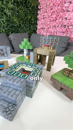 Adding more blocks to my Minecraft Kingdom #papercraft #minecraft #minecraftkingdom #magneticminecraft | Jake Sweet